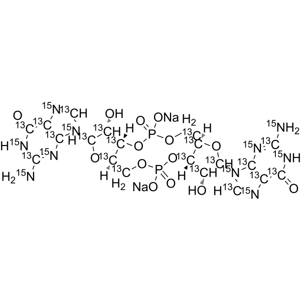 13C20,15N10-Cyclic di-GMP sodium